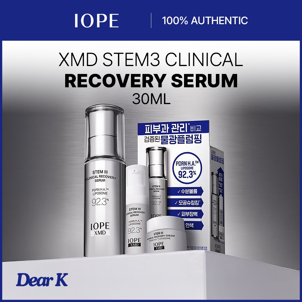 [IOPE] XMD STEM³ Clinical Recovery Serum Set 30ml + Serum 5ml + Cream ...