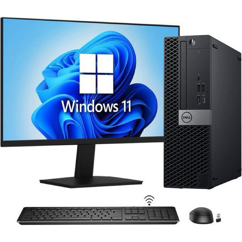 Dell Optiplex 5060 Desktop with 24inch LED Monitor, i5 8th Gen 32G