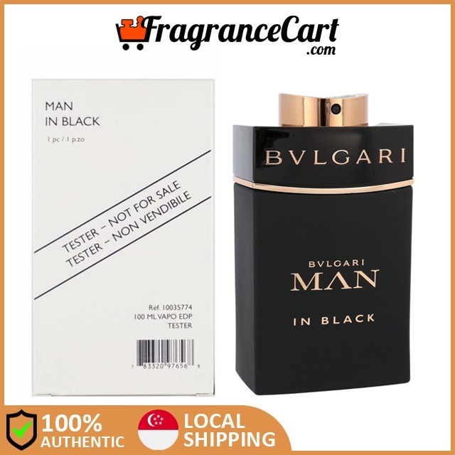 Bvlgari Man in Black EDP for Men 60ml 100ml Tester Eau de Parfum Bulgari MIB New 100 Authentic Pefume Shopee Singapore