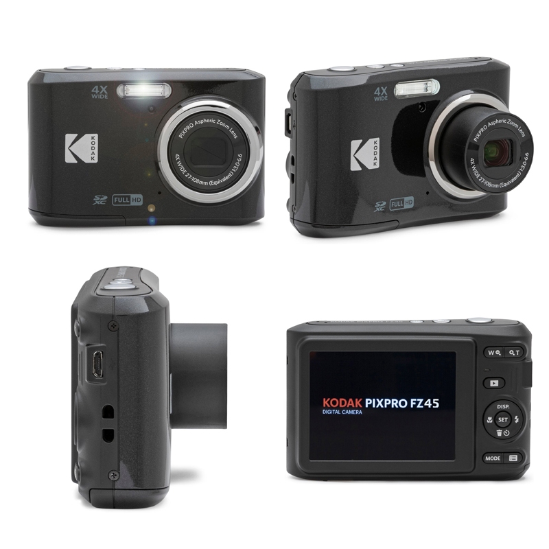 Kodak PIXPRO FZ45 Compact Digital Camera 4X Optical Zoom 27mm Wide