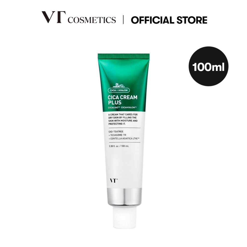 VT CICA CREAM PLUS 100mL 6本セット VT] CICA Cream Plus 100ml, 30ml Moisturizing & Calming, Panthenol