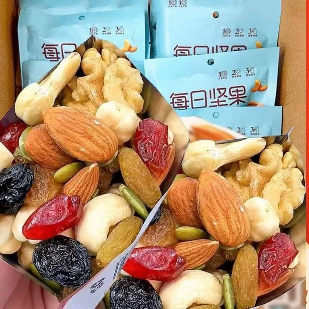 每日坚果 Daily Nuts Mixed Gift Pack 8 Types of Dried Nuts Individually ...