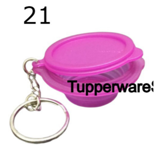 MINIATURE TUPPERWARE BOWL KEY CHAINS (15), NOS 2024