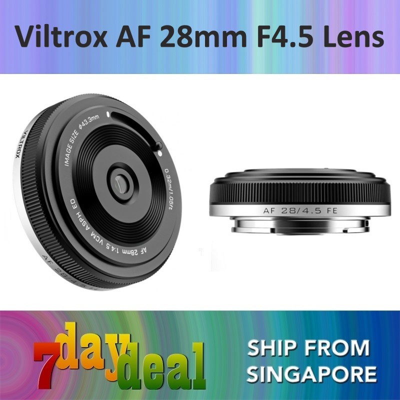 Viltrox AF 28mm F4.5 Lens (Full Frame: E FE / L / Z Mount) (APS-C