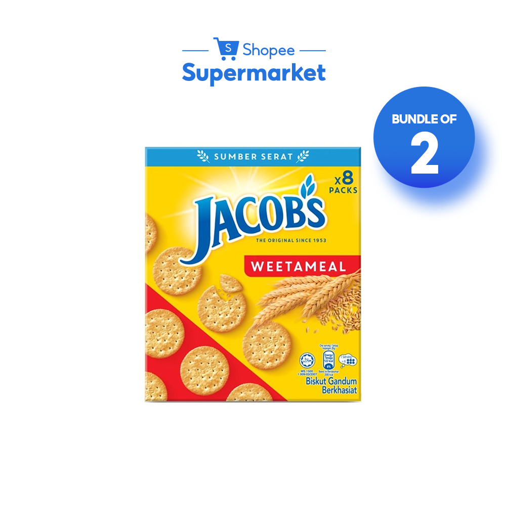 [Bundle of 2] Jacob's Multipack Weetameal (18G X 8'S) | Shopee Singapore