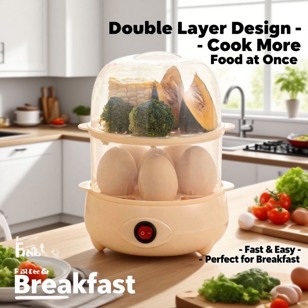 [Multi-cooking in one pot] automatic power offMulti functional egg ...