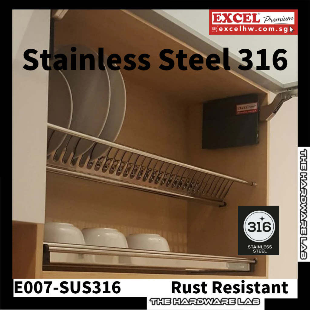 {The Hardware Lab}Excel E007-SUS316 Colapiatti Stainless Steel SUS316 ...