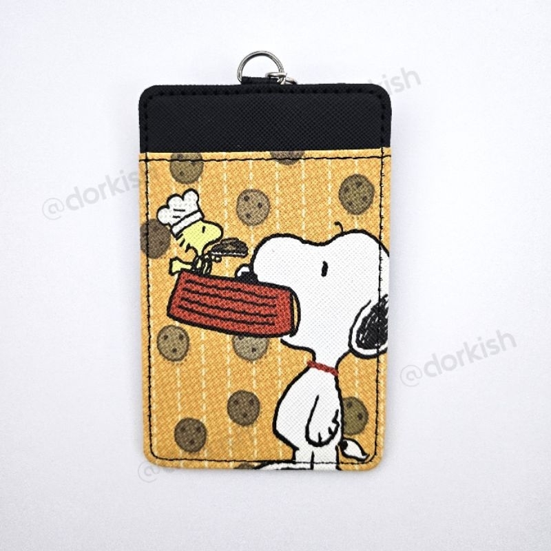 Peanuts Snoopy & Woodstock Ezlink Card Holder with Keyring | Shopee ...
