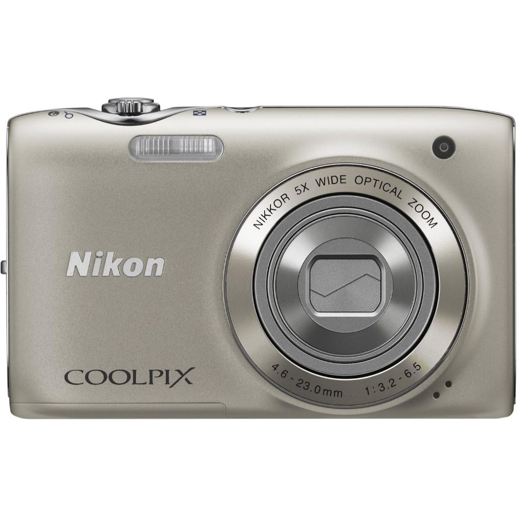 Nikon Digital Camera COOLPIX S3100 Champagne Silver S3100SL USED