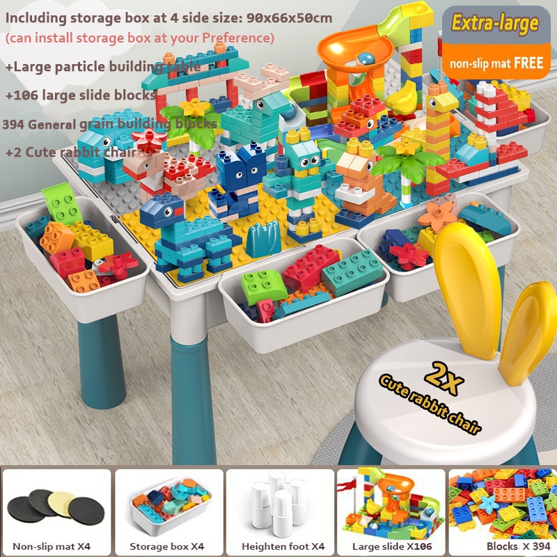 【SG SELLER】9-in-1 Toddler Activity Center Kids Table Chair Set Kit ...