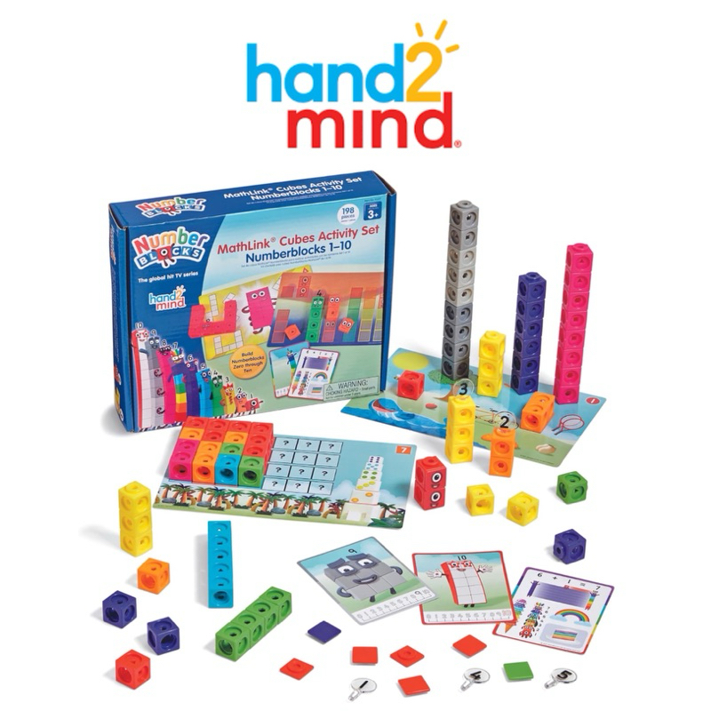 hand2mind MathLink Cubes Numberblocks 1–10 Activity Set | Shopee Singapore