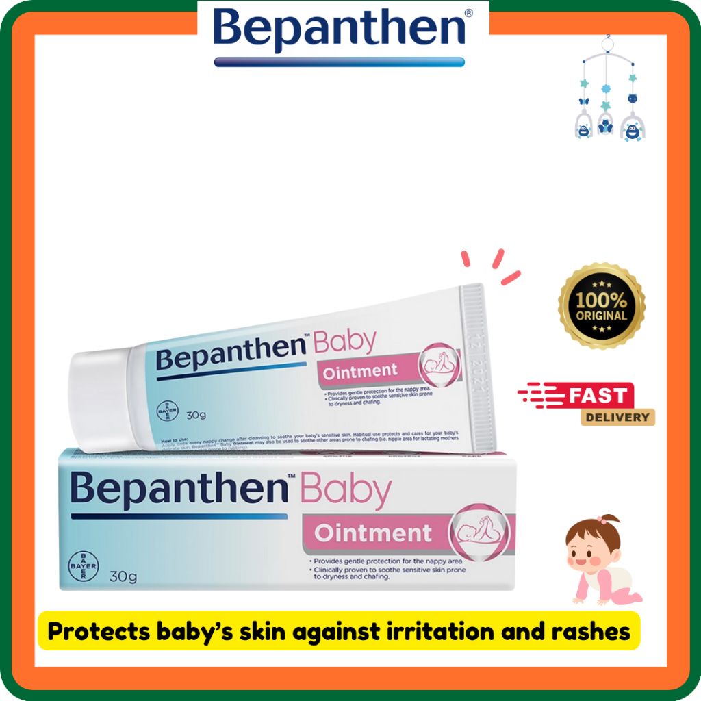 Bepanthen Baby Ointment 30g | EXP: 07/2026 | Dry Skin | Sensitive Skin ...
