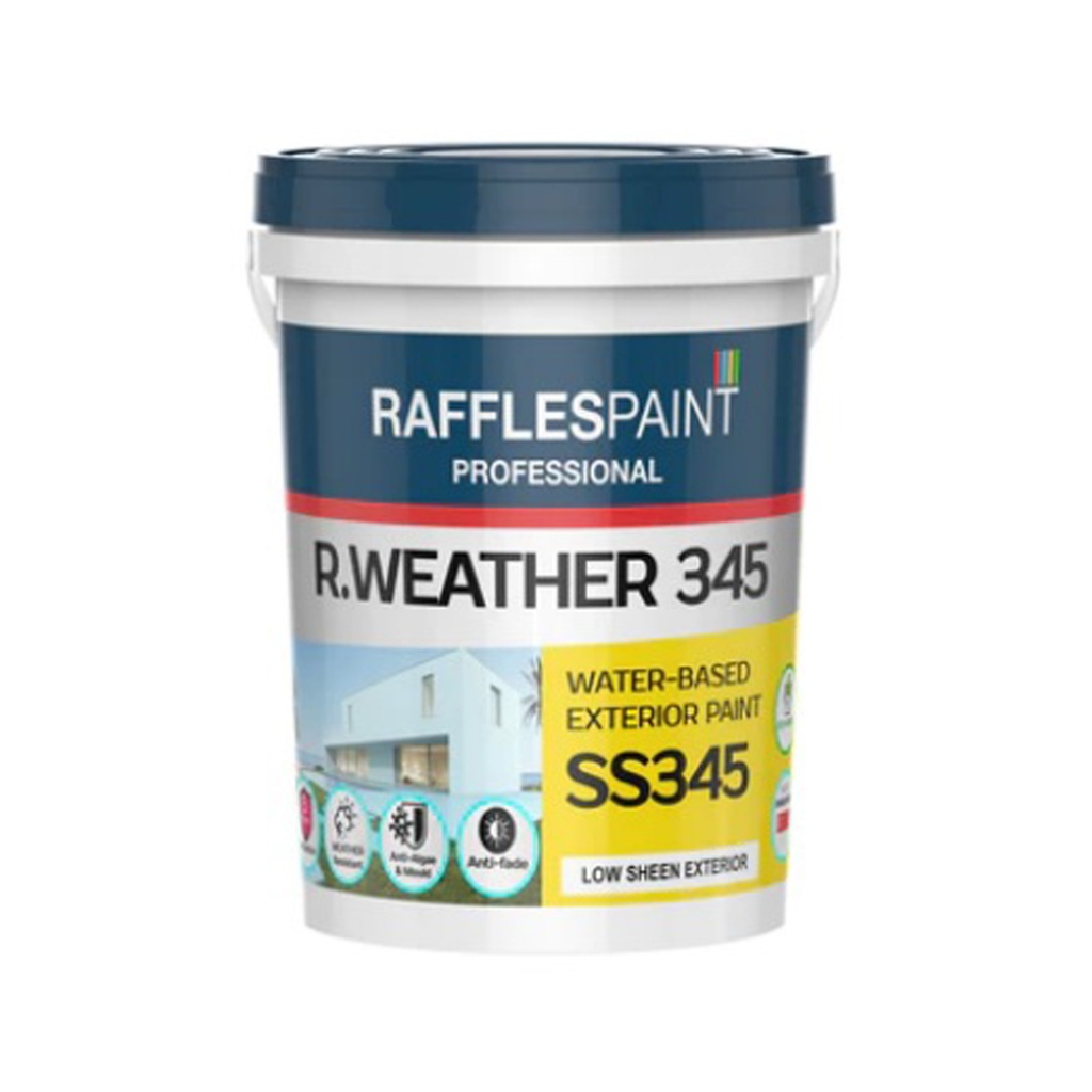 Raffles Paint R.Weather 345 Paint SS345 (Exterior • Low Sheen • Water ...