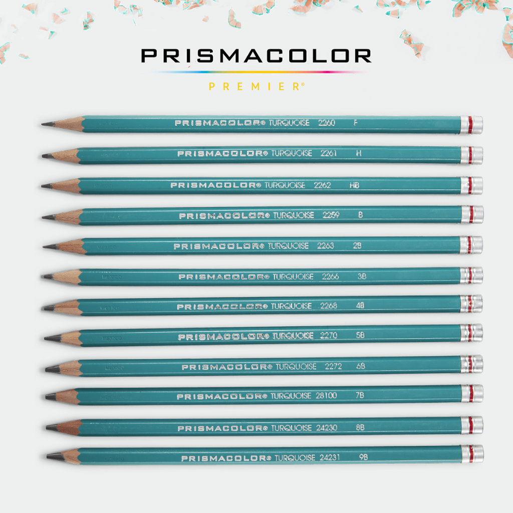 prismacolor ペンシル Prismacolor Premier Turquoise ® Graphite Drawing Pencils 18CT