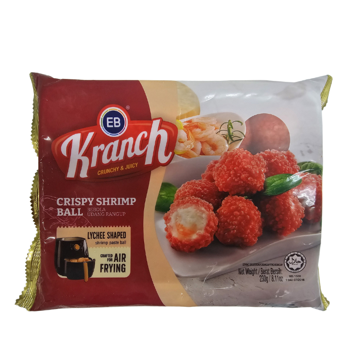 EB Kranch Crispy Shrimp Ball Halal 230gm Lychee Shrimp Ball | Shopee ...