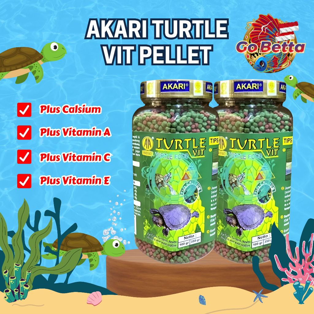 [SG Seller] AKARI FLOATING TURTLE PELLET TURTLE FOOD HIGH GROWTH/ MIX ...