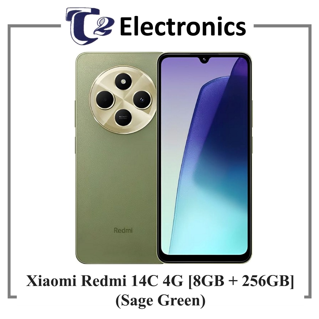 Redmi 14C 16GB RAM 256GB ROM Sage Green 【公式通販】