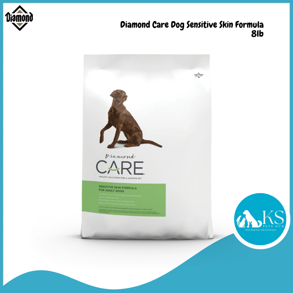 8lb Diamond Care Sensitive Skin Formula for Adult Dog Dog Feed Shopee Singapore