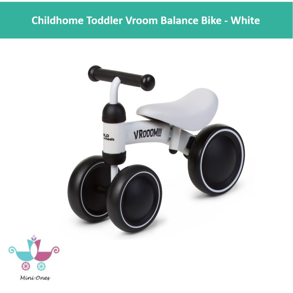 Childhome Toddler Vroom Balance Bike White Shopee Singapore