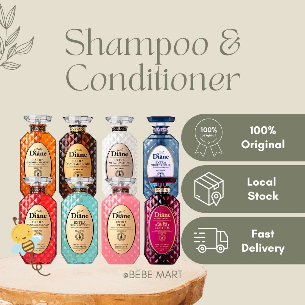 Moist Diane Shampoo & Treatment 450ml | Shopee Singapore