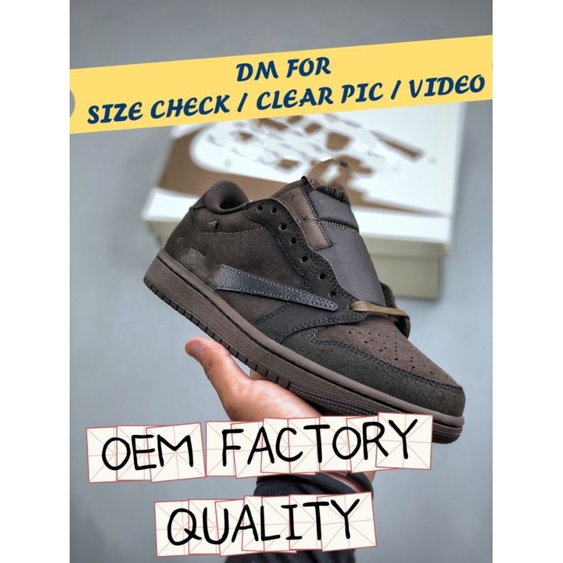 GENUINE AUTHENTIC QUALITY NK AIR JORDAN TRAVIS SCOTT UNISEX MEN