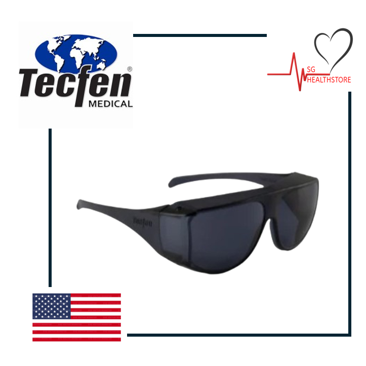 Tecfen Medical Post Surgery Glasses, Fit-Over Sunglasses for Cataract ...