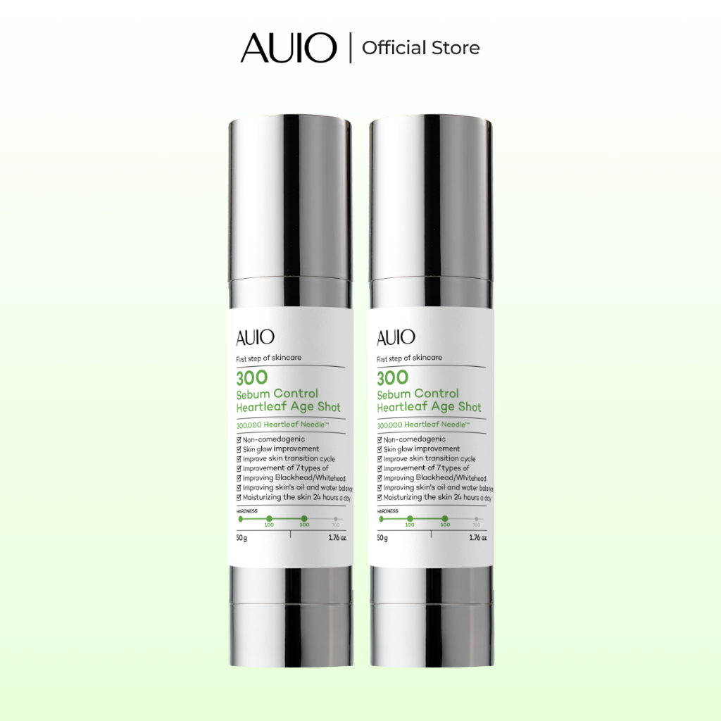 AUIO] Sebum Control Heartleaf Age Shot 300 (50g) | Shopee Singapore