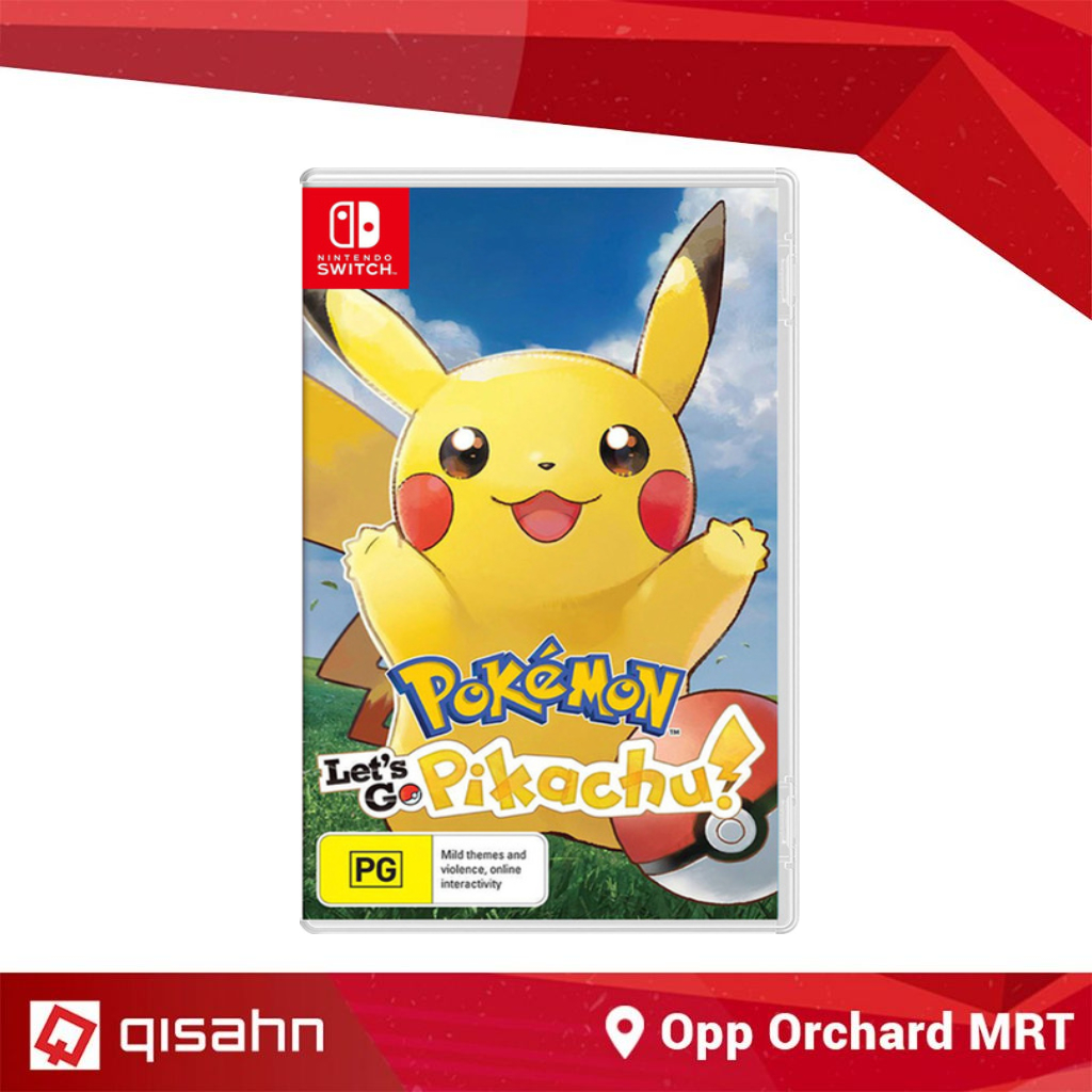 Pokemon Let's Go Pikachu! Nintendo Switch Shopee Singapore