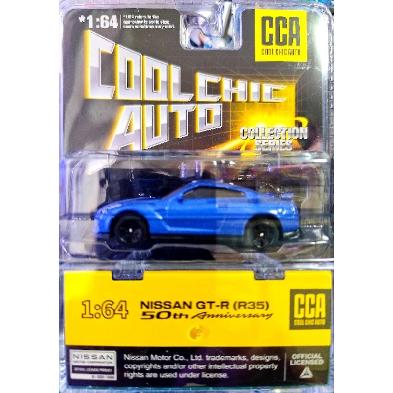CCA Die-cast 50th Anniversary Nissan GT-R R35/Not Hotwheels | Shopee ...