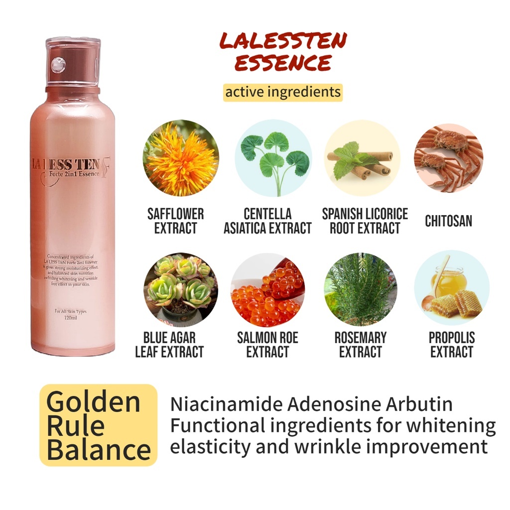 LA LESS TEN Forte 2in1 Essence & Cream