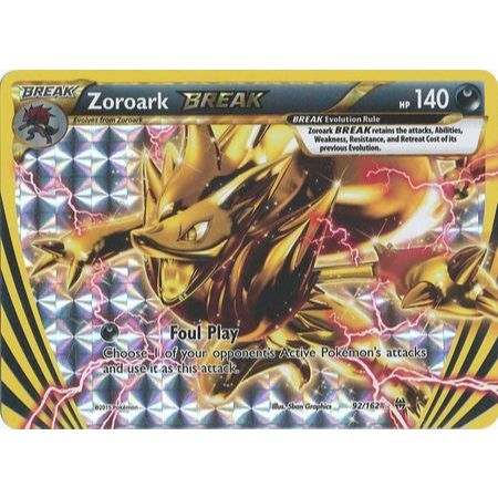 English Pokemon Card Noivern Break - 113/162 /Zoroark Break - 92/162 - Break  Rare XY: Breakthrough Singles [ USED ] | Shopee Singapore