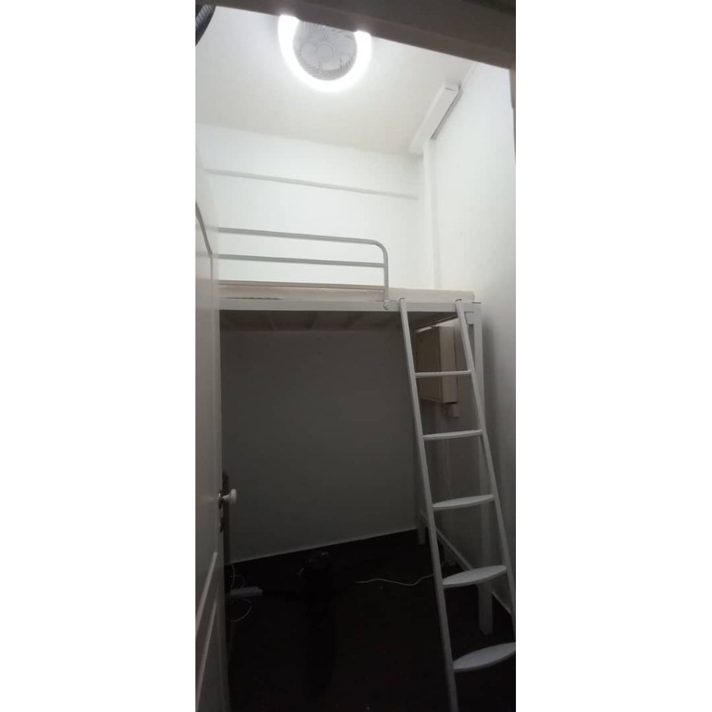 Loft bed customize for helper room singapore/store room/bomb shelter ...