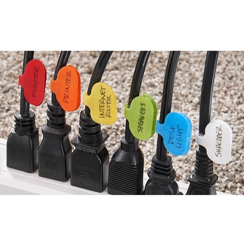SG STOCK Cable management label classification cable marking colorful ...