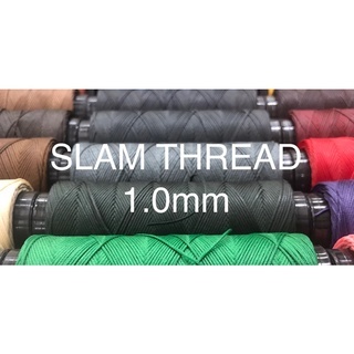 1.0mm SLAM Italian Waxed Flat Braided Polyester Hand Sewing Thread for ...
