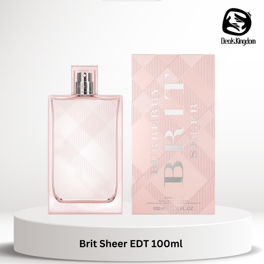 Burberry Brit Sheer EDT 100ml Women 100 AUTHENTIC SG READY STOCK Shopee Singapore