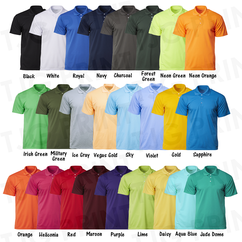 Dri Fit Dry Pique Polo Shirt Printing Customisation (7200