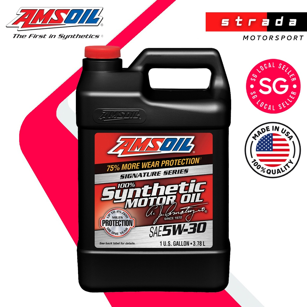 AMSOIL Signature Series 5W-30 100% Synthetic Motor Oil 3.78L (1