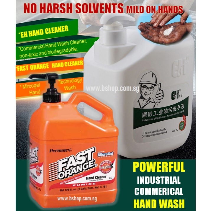 FAST ORANGE INDUSTRIAL HAND WASH/ HAND DEGREASER SOAP/ EH HAND SOAP ...