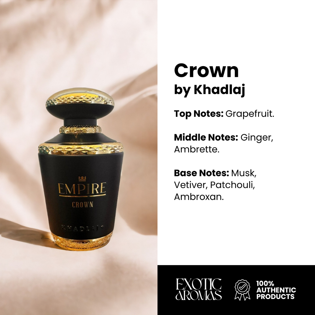 Empire Victor/Crown EDP 100ML by Khadlaj | Shopee Singapore
