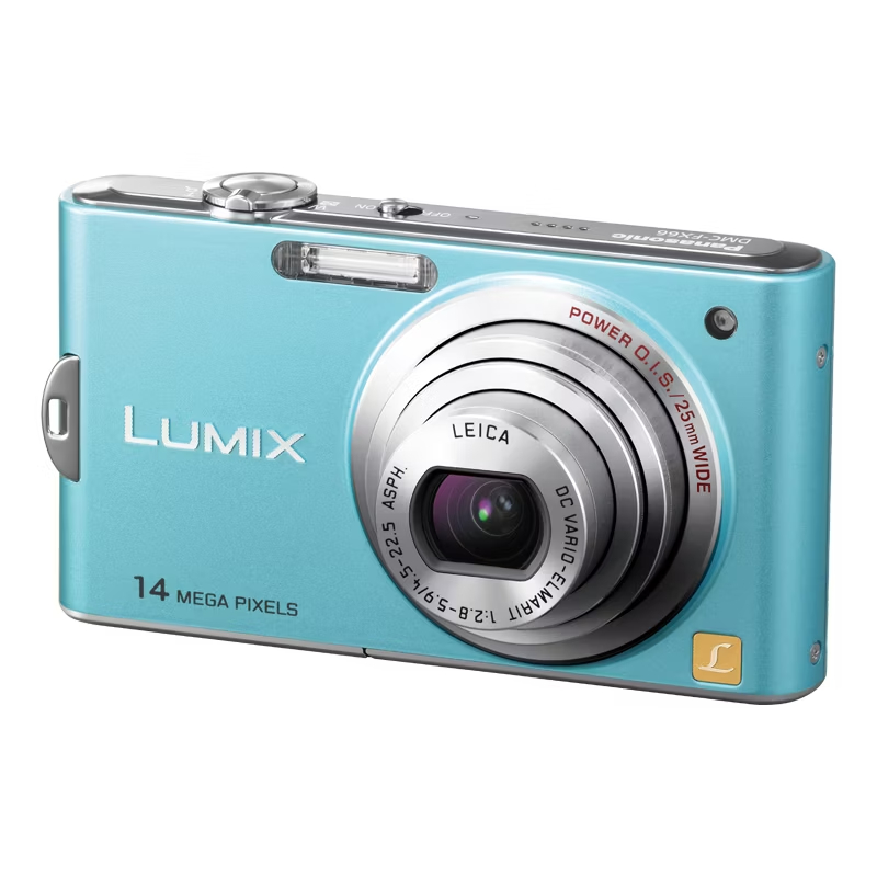 Panasonic LUMIX DMC-FX66 (良品） Panasonic Digital Camera Lumix Floral Blue DMC-FX66-A[Direct from