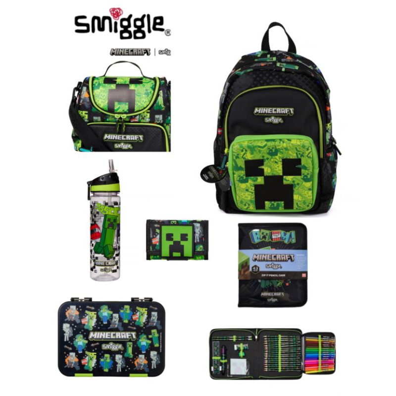 Smiggle School Bag Smiggle Backpack Minecraft P1 P6