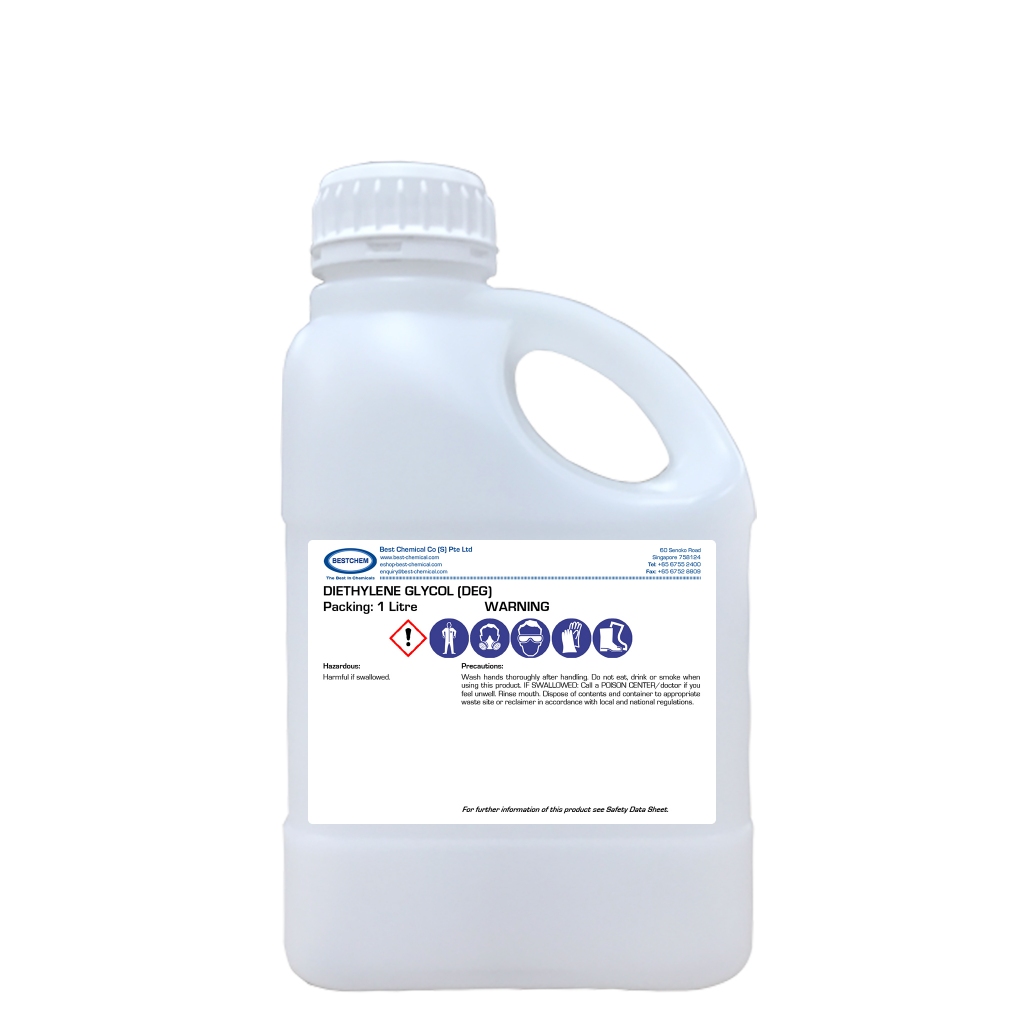 Éthylène Glycol 1 Litre - Haute Pureté 99% - Monoéthylène Glycol MEG