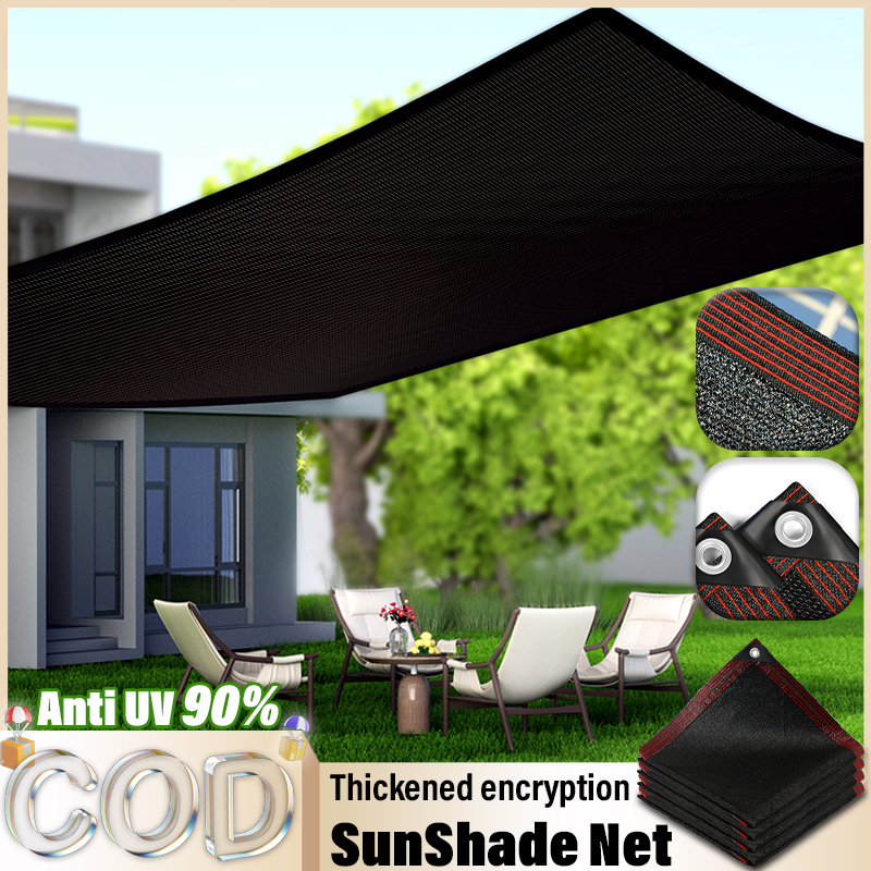 [COD] Anti UV 90% Sunshade Net black Outdoor Garden Net Farm Net ...