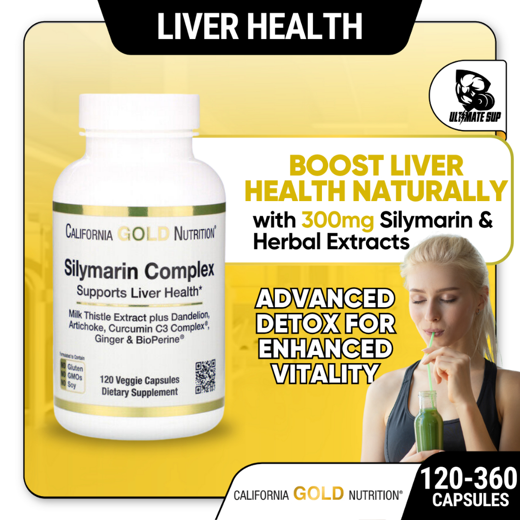 California Gold Nutrition, Silymarin Complex Milk Thistle Extract Plus ...