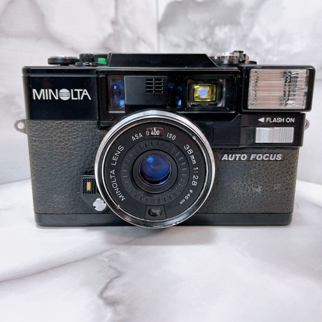 MINOLTA HI-MATIC AF-D film camera, operation checked[Direct from