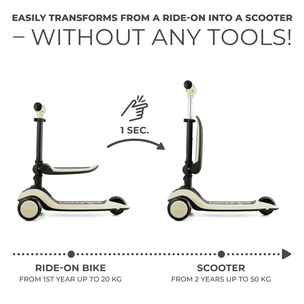 Kinderkraft Halley Balance Bike And Three-Wheel Scooter (Assorted ...