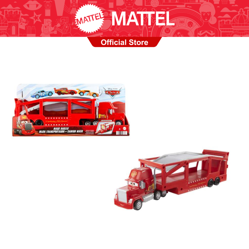 Disney And Pixar Cars Mack Hauler Truck With Ramp, 13-Inch 12-Car ...