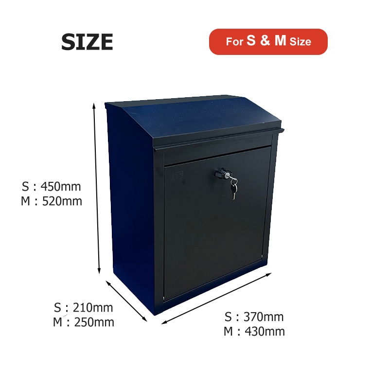 OFFICEHUB Parcel Box Delivery Drop Box POSTIE, Collection Locker Box ...