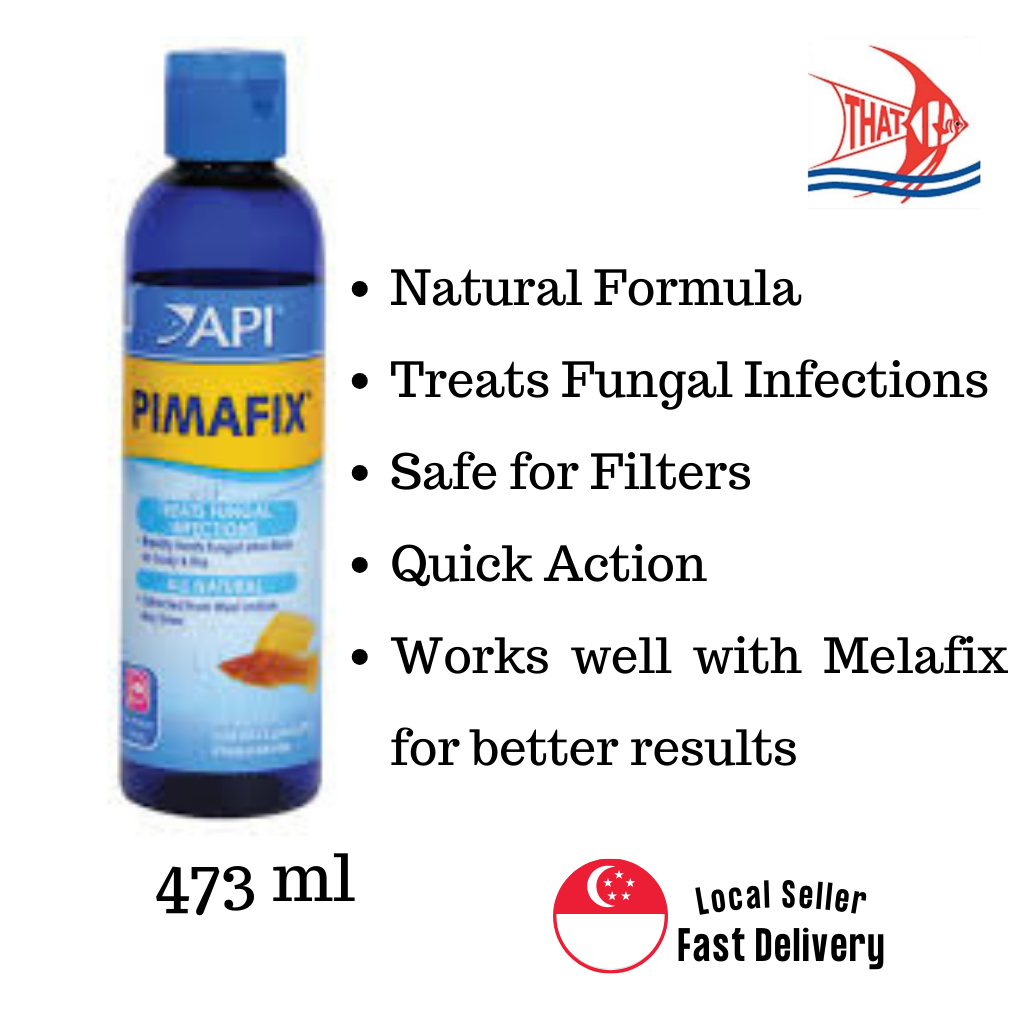 API PIMAFIX ANTIFUNGAL FISH MEDICATION 473ml That Aquarium | Shopee ...