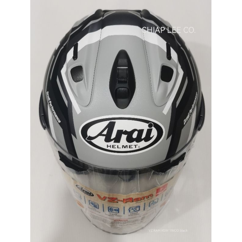 Arai VZ RAM RSW black (NEW) PSB Approved | Shopee Singapore